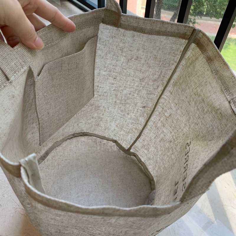 Túi Vải Lanh Đựng Đồ Đi Biển Tiện Dụng