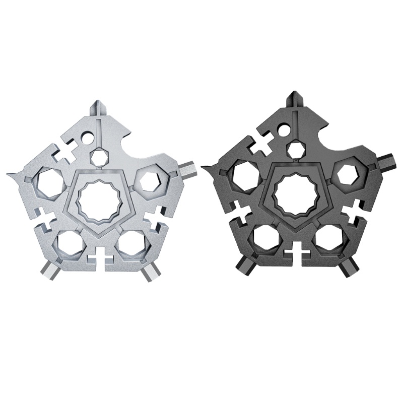 Set 2 Dụng Cụ Tạo Hình Hoa Tuyết Bằng Thép Không Gỉ Chuyên Dụng