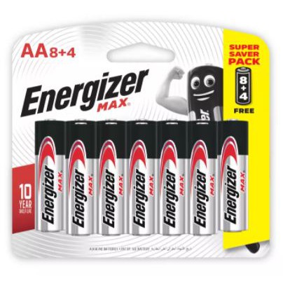 Combo Khuyến Mãi [3-6-12] viên Pin Tiểu AA Energizer Alkaline 1.5V (Nhập Khẩu Singapore)[Chính Hãng 100%]