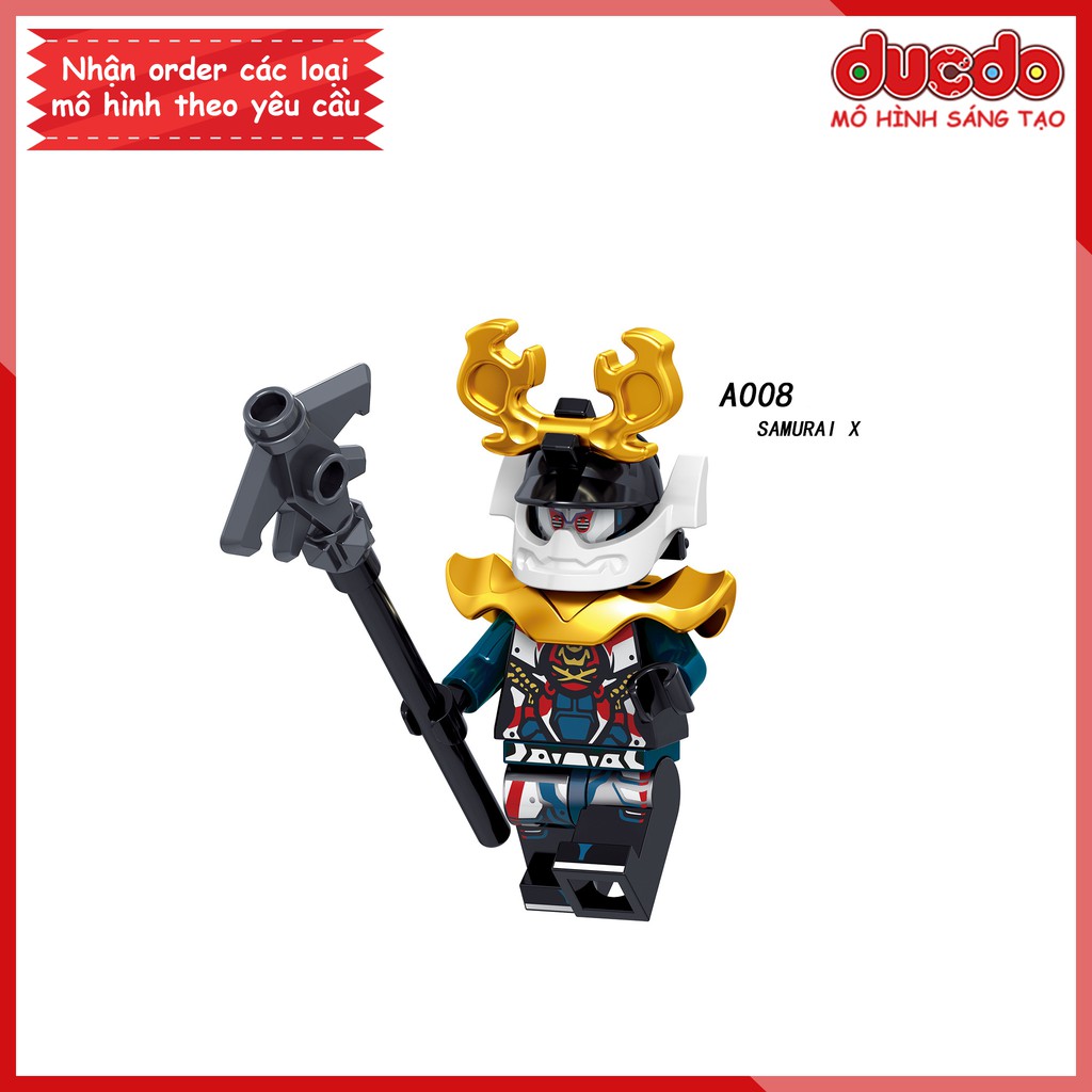 Minifigures các nhân vật trong Ninjago full trang bị - Đồ chơi Lắp ghép Mini Ninja Mô hình LeLe A001-A008