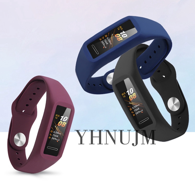 Dây đeo silicon thay thế màu trơn cho Huawei Honor Band 5i/Huawei Band 4