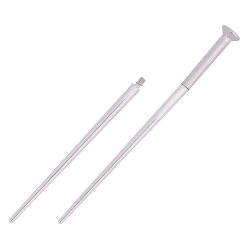 công cụ đeo khuyên ren trong . pin taper ( giá bán là 1 cái không kèm khuyên , khuyên lắp vào là minh hoạ )