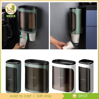 [Ihoce] Hộp đựng cốc, Hộp đựng cốc treo tường, Hộp đựng giấy hoặc cốc, bao gồm treo tường