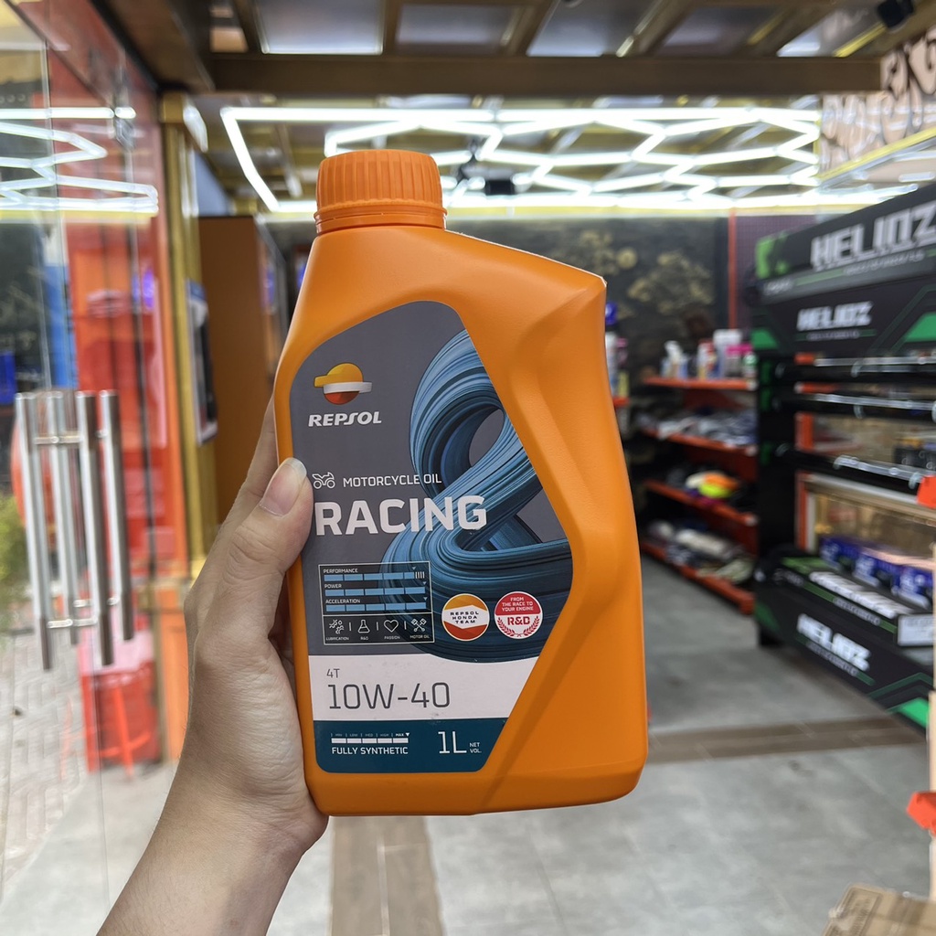 Dầu Nhớt Tổng Hợp Cho Xe Số Repsol Racing 10W40 - Nhớt Tổng Hợp 100%