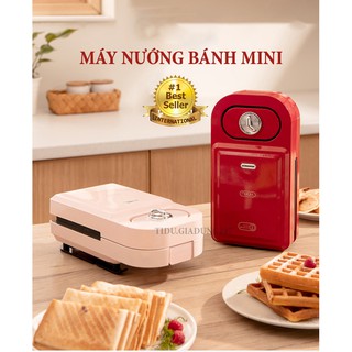 [ BÁN CHẠY ] Máy Nướng Bánh Mini Nhỏ Gọn,Tiện Lợi,Nhiều Khuôn Bánh Bảo Hành 1 Năm