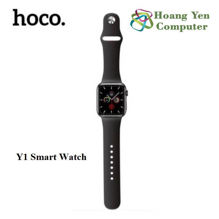 Đồng Hồ Thông Minh Smart Watch Hoco Y1 (Màn hình cảm ứng, Nghe gọi, Theo dõi sức khỏe) - BH 12 Tháng Chính Hãng