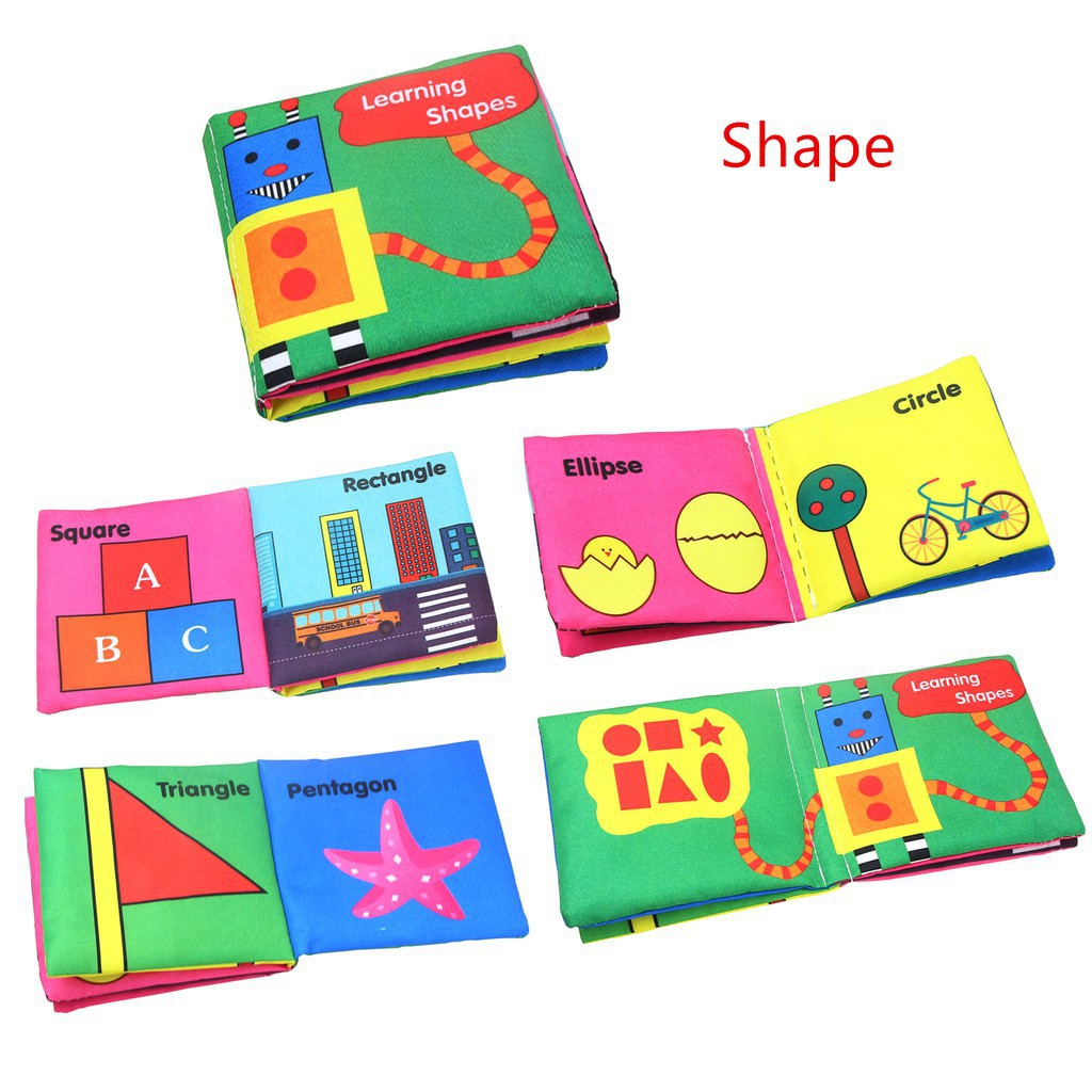 Coolplay Set 1/6 sách vải mềm hình dáng dễ thương cho bé