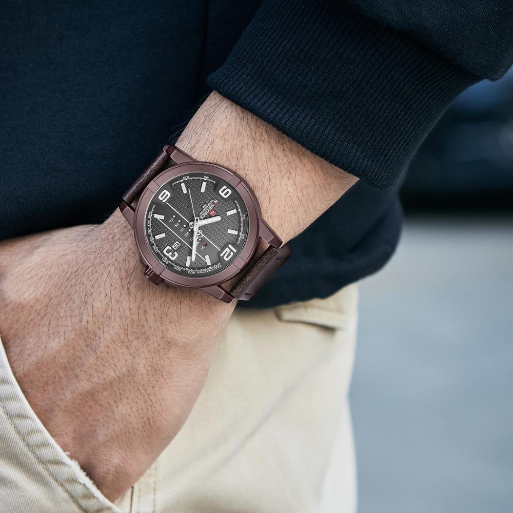 Naviforce Đồng Hồ Thể Thao Chống Thấm Nước Sang Trọng Cho Nam 9177