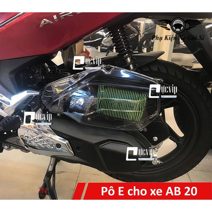 [Giá Hủy Diệt] - (1872) Ốp Pô E Trog Suốt AB 2020 (2016 2020) + Vario 2015 (125cc) PCX 2014-2017 Sh Mode