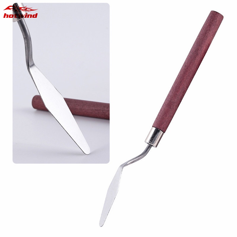 Hw Set 7 Dụng Cụ Trộn Màu Vẽ Tranh Sơn Dầu Bằng Thép Không Gỉ
