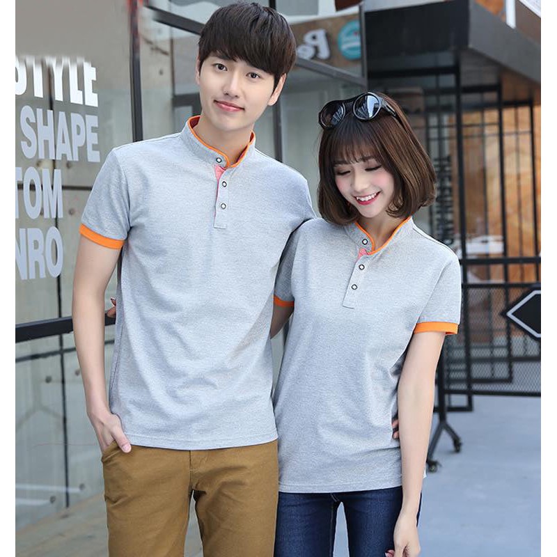 Áo thun cổ trụ viền trang trí (có bán lẻ)