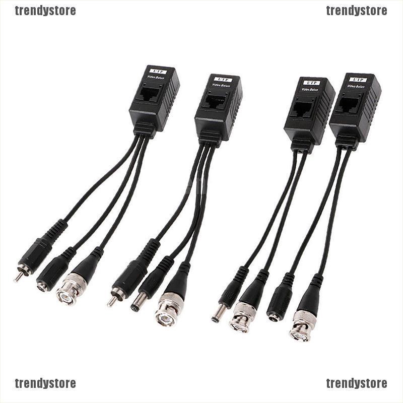 Bộ mạch thu phát tín hiệu từ BNC sang RJ45 + Dây cáp cho CCTV Camera