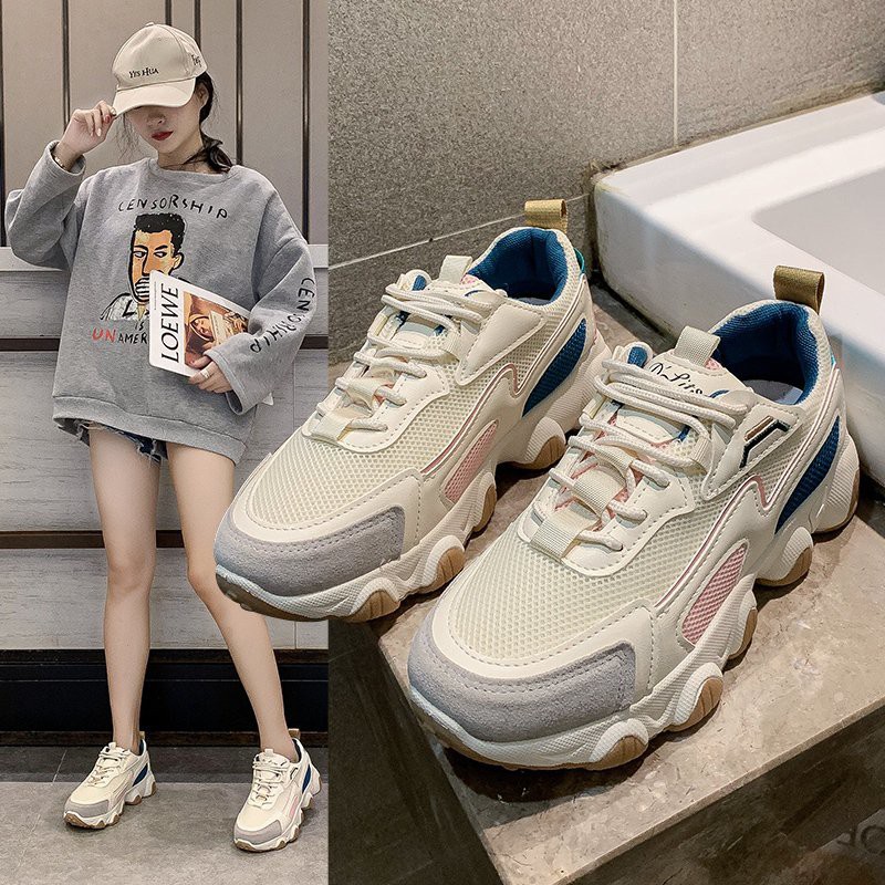 [Hàng mới về] Giày thể thao nữ Sneakers phong cách trẻ hàn quốc Ulzzang,giày siêu thoáng khí nhẹ cho (8803) | BigBuy360 - bigbuy360.vn