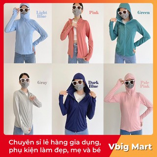 Áo chống nắng thông hơi kim cương túi cuộn nữ siêu đẹp cực mát