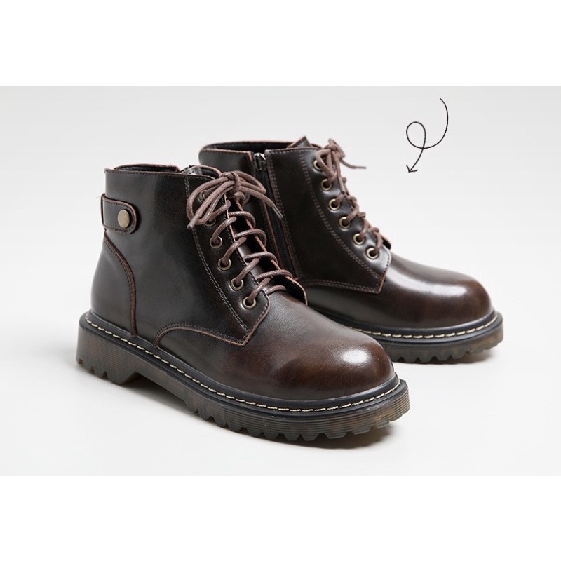 Giày da bò nữ Vintage cao cấp