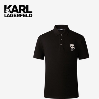 Áo thun polo tay ngắn karl lagerfeld mới cho nam