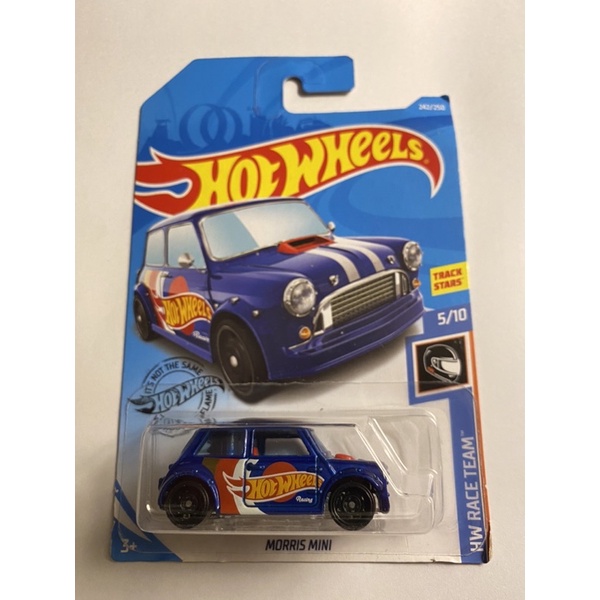 Xe mô hình Hot Wheels Morris Mini, Hotwheels Basic Tem Michelin