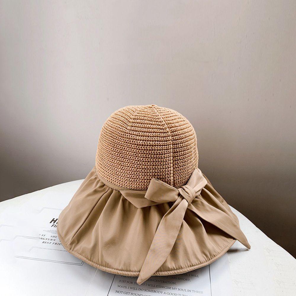 Mũ Rộng Vành Che Nắng Đính Keo Đen Thời Trang