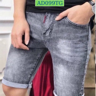 Quần short nam tenji sh099tj short jean xám trơn trẻ trung phong cách tenji store 9 (44-75kg)