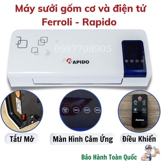 Máy sưởi gốm cơ và điện tử Ferroli - Rapido - Erito - Hàng Chính Hãng