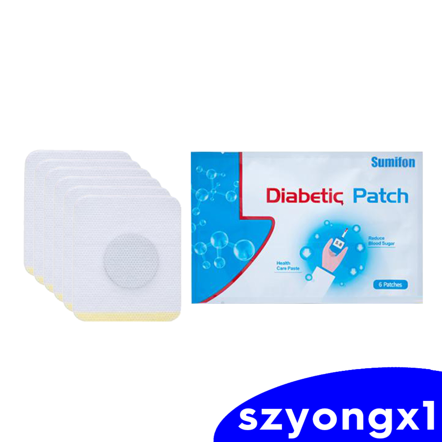 Best sale！ 6 Pcs/1Bag Diabetes Plasters Natural Herbs Diabetic Plaster Diabetes Patch