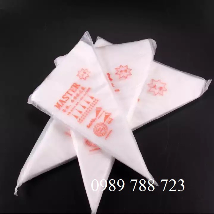 100 Túi bắt kem nilon Master dùng 1 lần