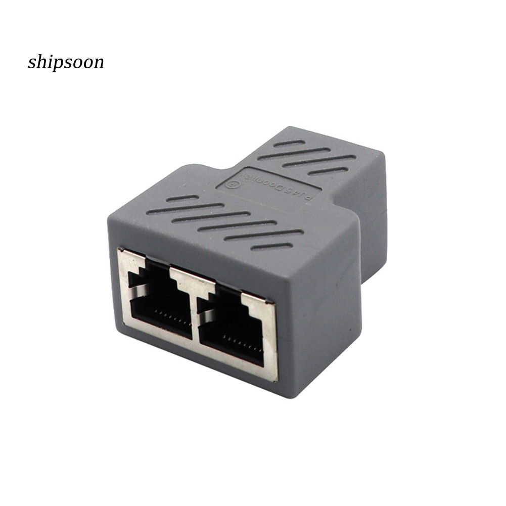 Cổng chia tách 2 đầu cái CAT5/6/7 RJ45 cho mạng LAN