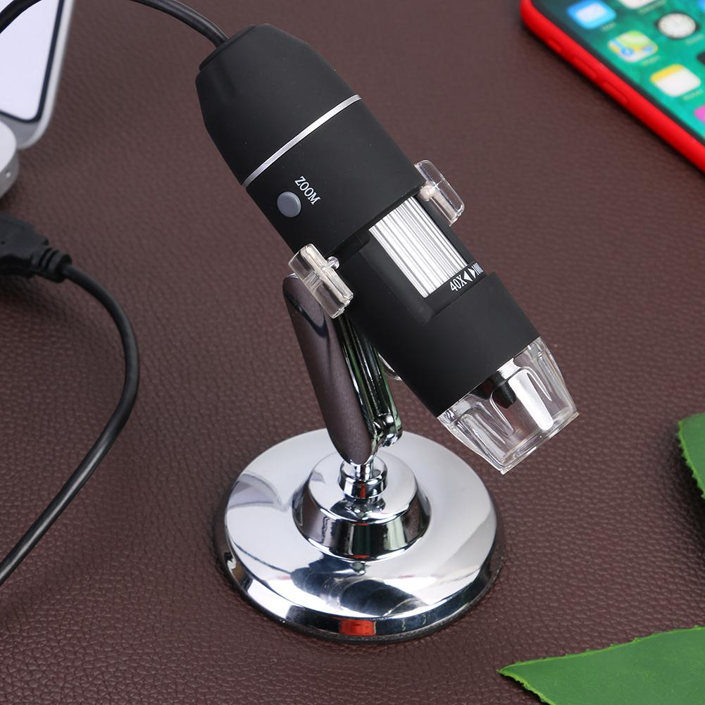 ♚Dom♚40 to 1000x Magnification Endoscope 8 LED USB 2.0 Digital Microscope Camera