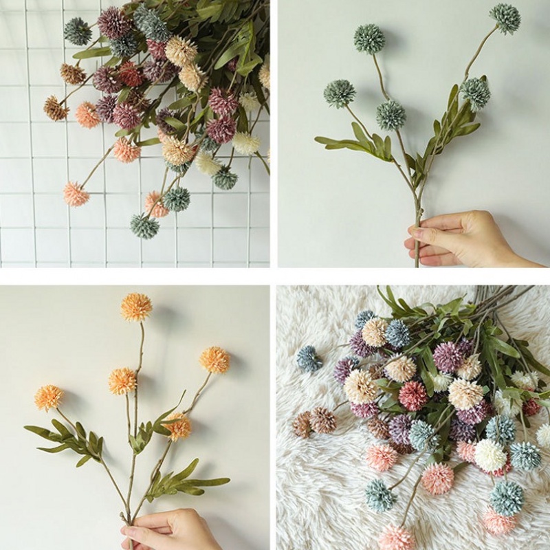 1 bó hoa bồ công anh nhân tạo với 5 bông