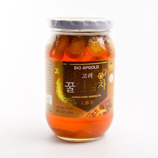 Sâm ngâm mật ong hàn quốc 580g bio apgold - nhân sâm tươi lát hàn quốc ngâm mật ong chính hiệu