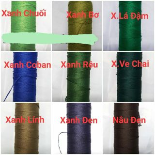 (Bảng màu 2) Sợi dệt trơn