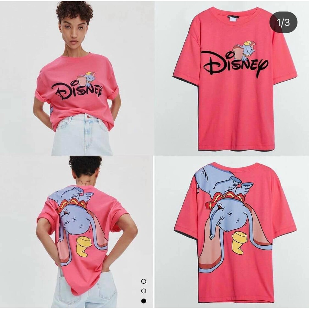 Áo phông thun hoạt hình zara xuất xịn nữ
