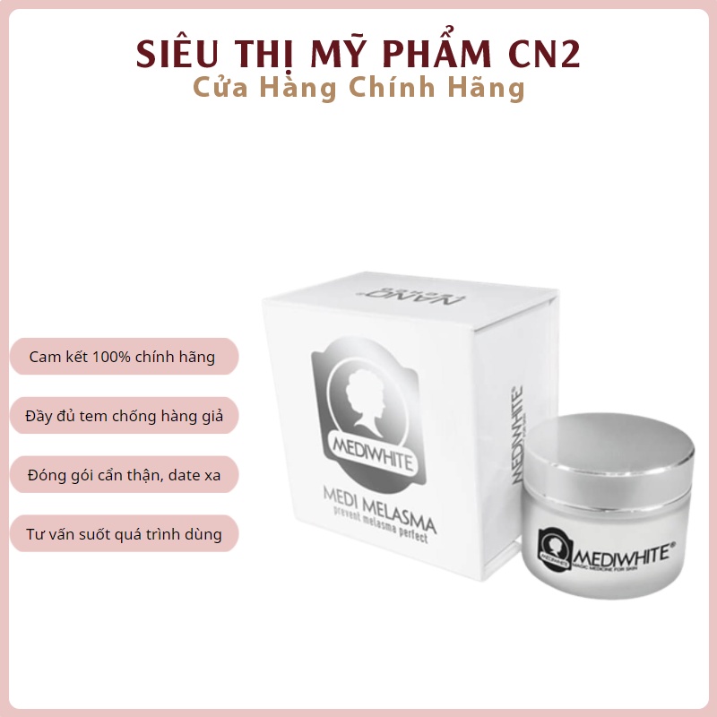 Kem Nám Tàn Nhang Medi White - Medi Melasma - Mờ Nám, Tàn Nhang Hiệu Quả