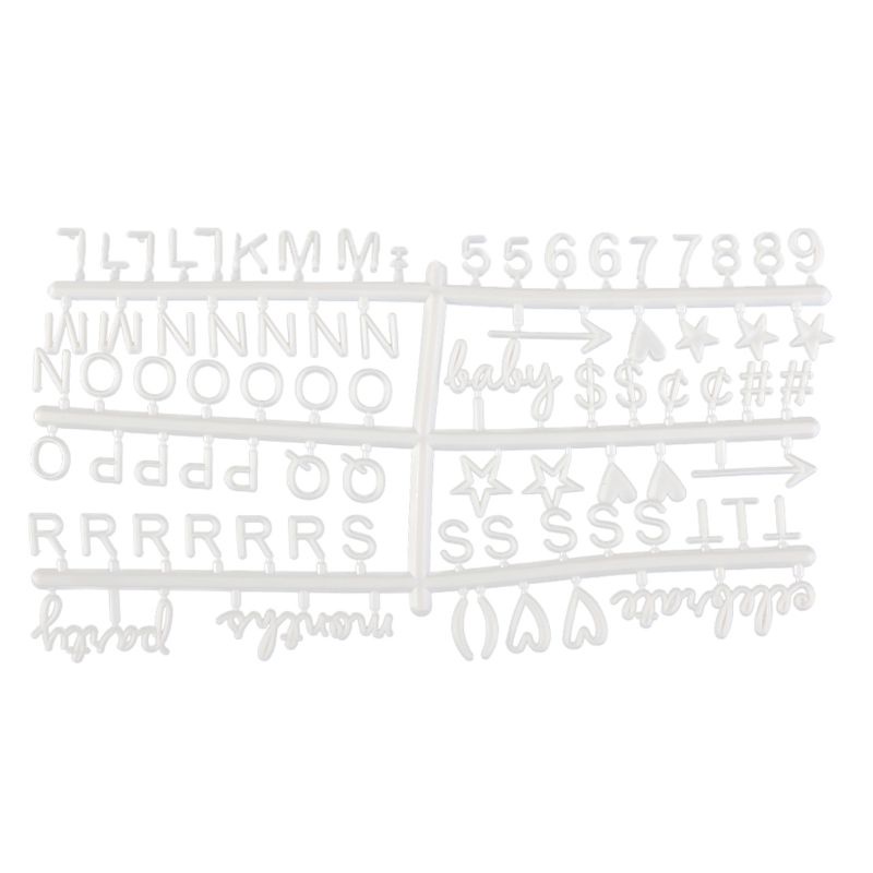 Aoto Bảng Kí Tự Chữ Cái Bằng Nỉ PP Có Thể Thay Đổi