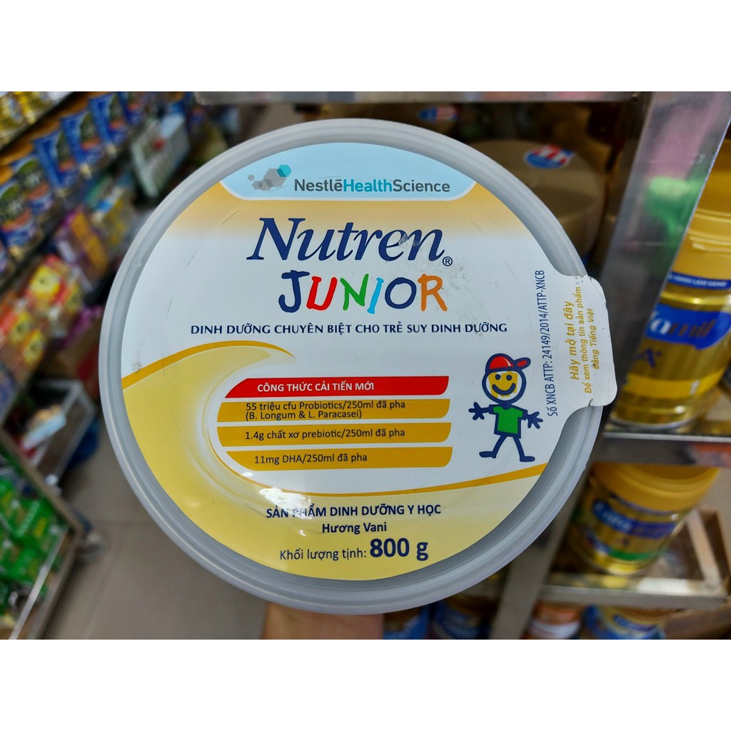 Sữa Nutren Junior Lon 800gam