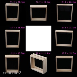 Khung ảnh bằng gỗ với 2 mặt kính trong suốt tiện dụng