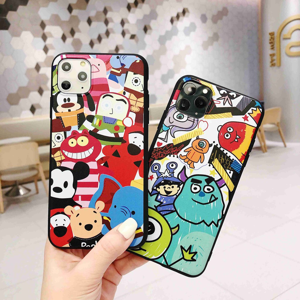 Ốp điện thoại TPU họa tiết hoạt hình Disney cho Samsung S8 S9 S10 Plus J330 J5 J7 2017 Note 8 9 10 J7 Prime