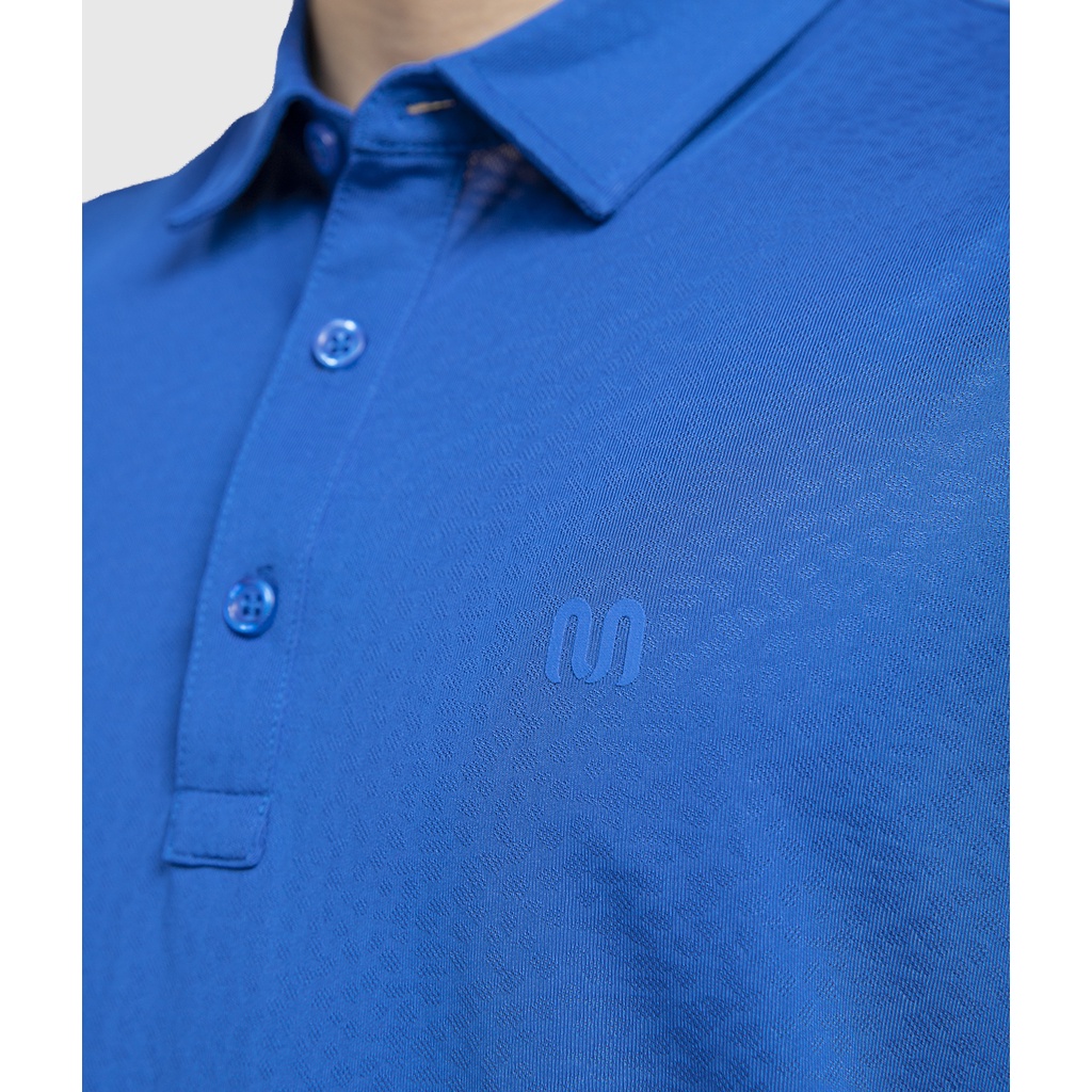 Áo Polo nam INSIDEMEN màu xanh trẻ trung năng động chất thoáng mát thoải mái IPS003S1