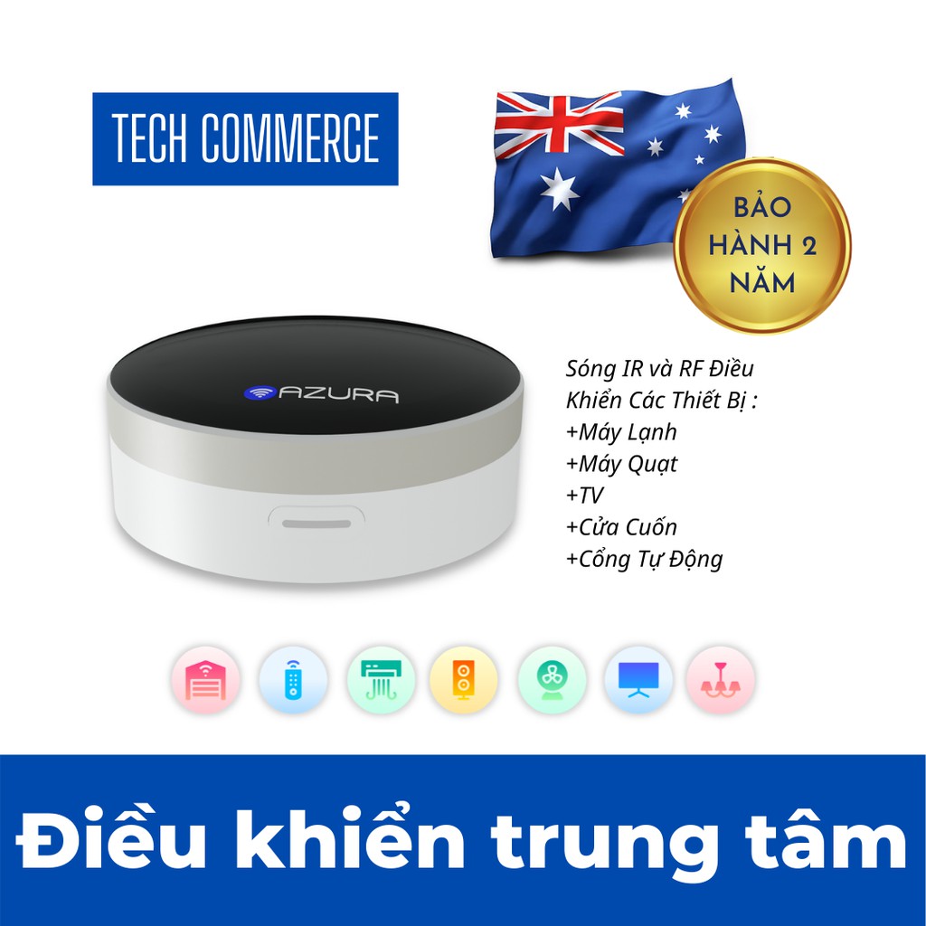 Điều Khiển Trung Tâm Hồng Ngoại IR RF AZURA AUS-RH2000 - Hàng Chính Hãng Úc