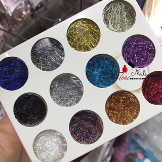 Nhũ sợi trang trí móng