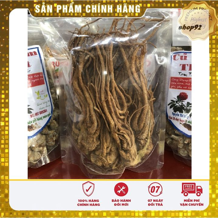 [Loại 1] Sâm đương quy, Nguyên củ khô - túi 100gr, 500gr