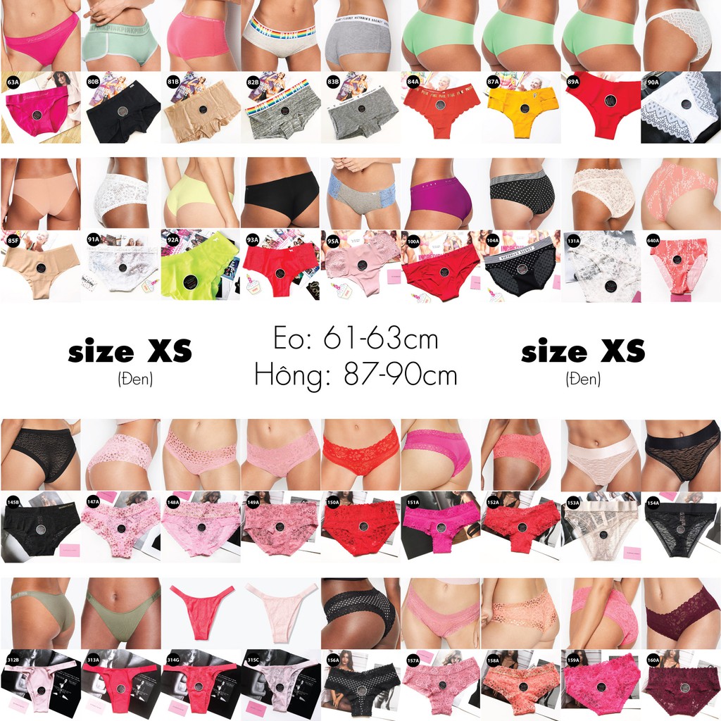 (Quần lót XS) - Quần lót trắng lưng cao ôm bụng, Seamless Shape Boyshort (597), mông 87-90cm - Victoria's Secret, Pink