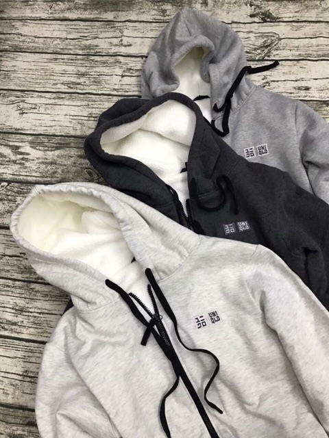 Áo khoác lót lông cừu trần bông Uniqlo vnxk siêu ấm