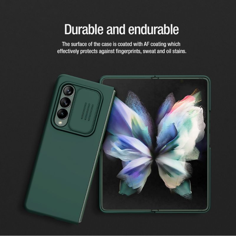 Ốp lưng Camshield Silicon Nillkin cho Samsung Galaxy Z Fold 3 có bảo vệ Camera