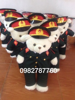 Gấu bông bộ đội 45cm