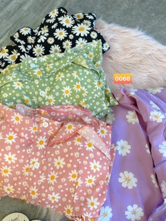 Đầm hoa cúc xoè 2 dây có mút ngực