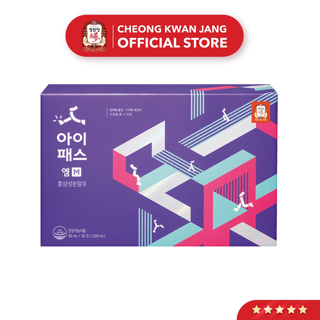Nước Hồng Sâm Bổ Dưỡng Cho Trẻ 14-16 Tuổi KGC Cheong Kwan Jang IPASS M (10 gói, 30 gói)