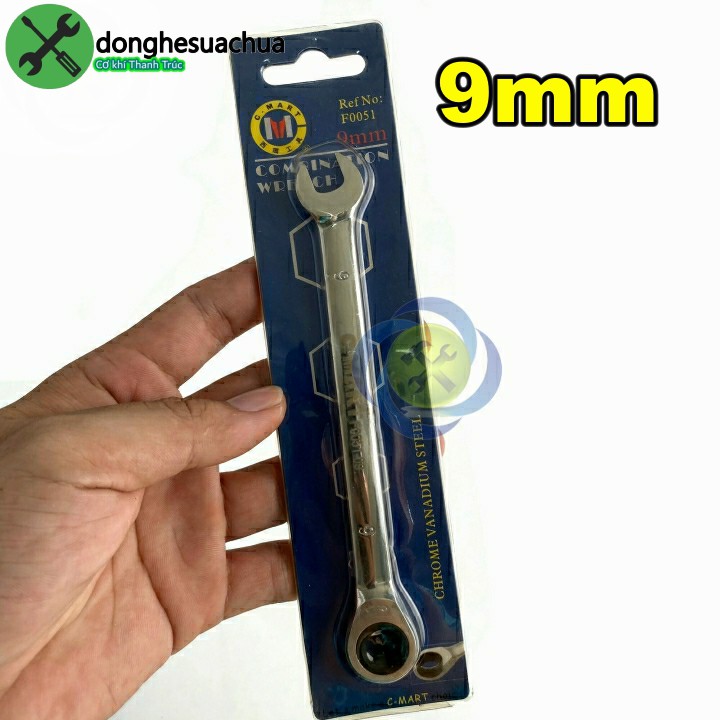 Cờ lê vòng miệng tự động C-Mart F0051-09 9mm