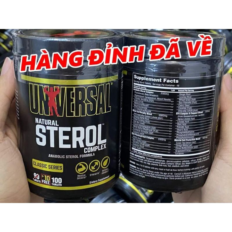 UNIVERSAL STEROL  Ecdysterone Ashwagandha Tribulus Fenugreek Stinging Nettle Root Milk Thistle Turkesterone