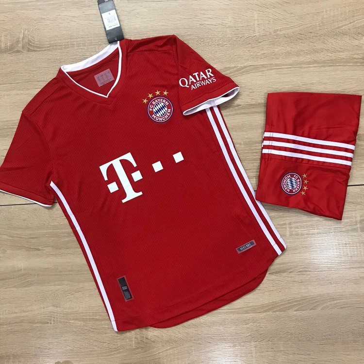 Bộ quần áo bóng đá CLB Bayern Munich hàng thun thái chuẩn mẫu thi đấu các mùa giải